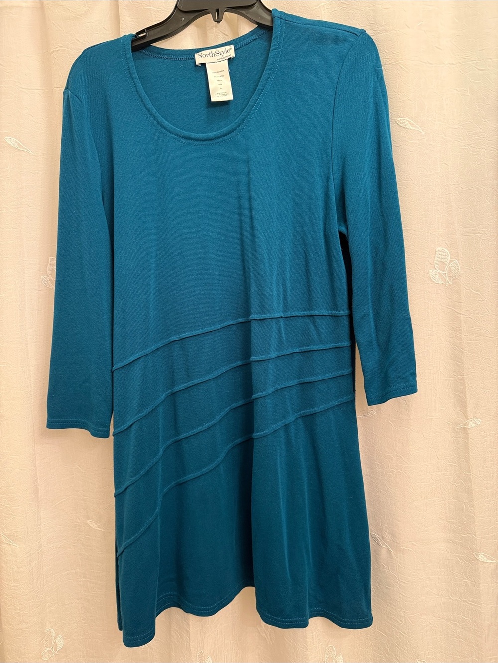 NorthStyle Teal Paneled Tunic